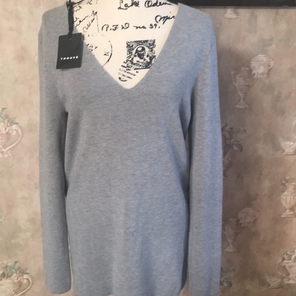 Trouve Sweaters - NWT Trouve Lace up  Sweater